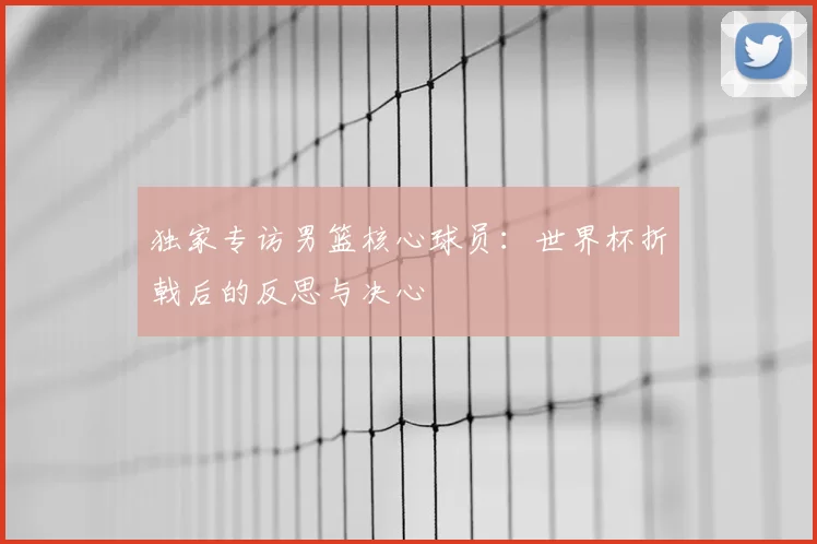 独家专访男篮核心球员：世界杯折戟后的反思与决心