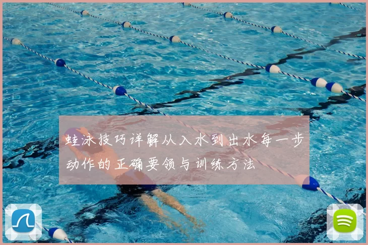 蛙泳技巧详解从入水到出水每一步动作的正确要领与训练方法