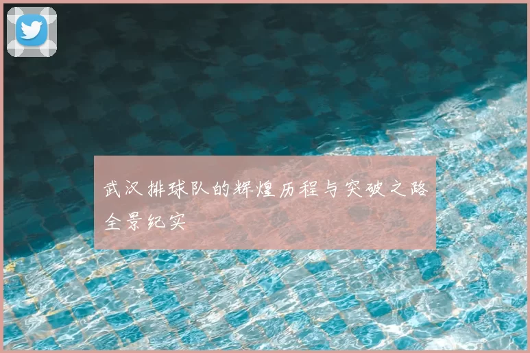 武汉排球队的辉煌历程与突破之路全景纪实